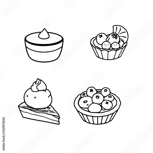 Delicious Dessert Delights: A Collection of Sweet Treats and Pastries                                         