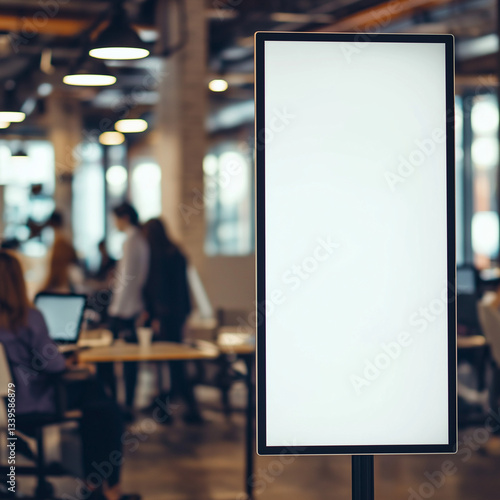 Wallpaper Mural Blank Digital Billboard, Coworking Space Torontodigital.ca