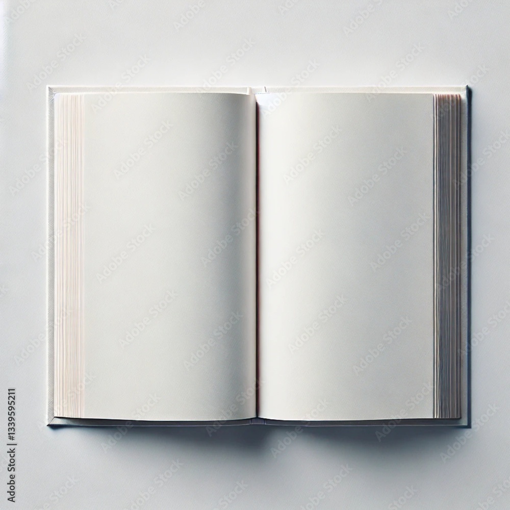 blank open book blank open book