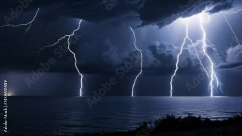 Electric Tempest: Nature’s Wrath Unleashed.