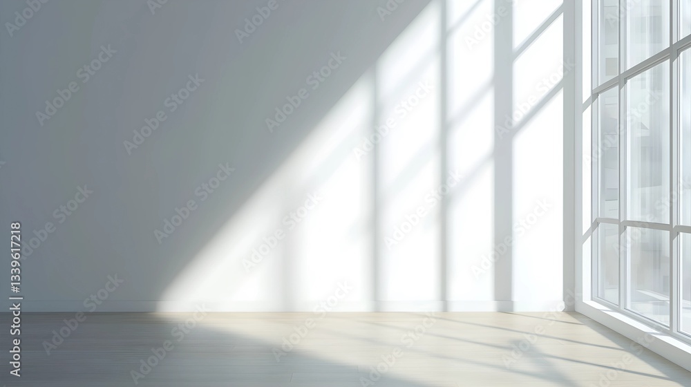 Minimalist Office with Skyline View and Natural Light Minimalist Office with Skyline View and Natural Light