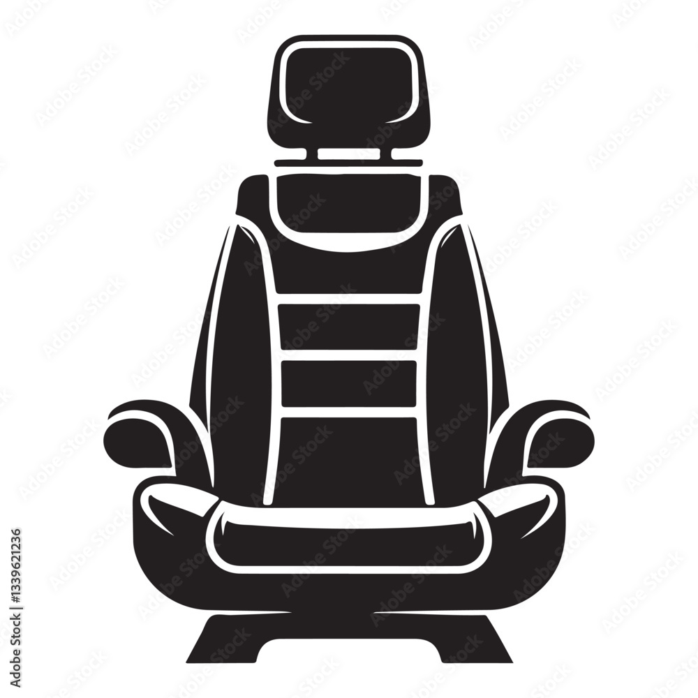 Luxurious Comfortable Automotive Seating Silhouette Design for Car Interiors