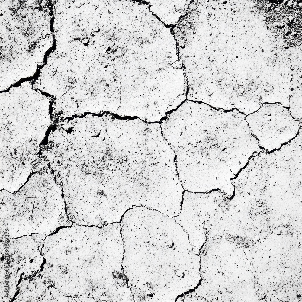 Obraz premium A close up photograph of a cracked and dry surface