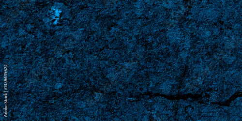 Blue marble on black background and gray and blue granite tiles floor. Sea water at moon light reflecting  texture. Rough cement wall background for graphic design. Blue rustic peach seamless texture.