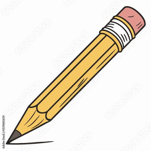 A pencil (/ˈpɛnsəl/) is a writing or drawing implement with a solid pigment core in a protective casing that reduces the risk of core breakage and keeps it from marking the user's hand. Staedtler HB g