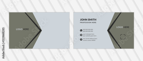Modern business card and Name card design template. Best business card design.