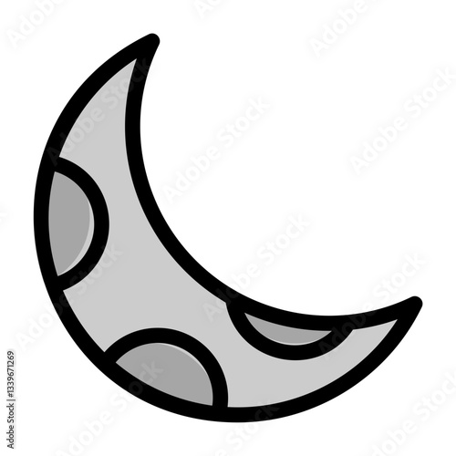 Crescent Moon Icon