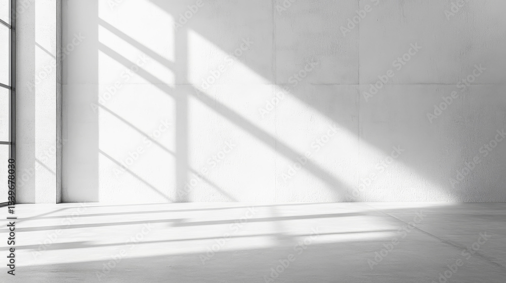 Obraz premium A minimalist white textured background, rendered in a sleek 3D illustration for modern design applications