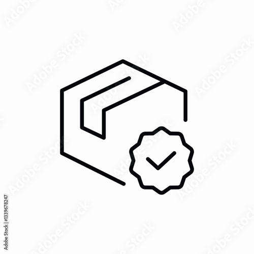 package completion icon sign vector