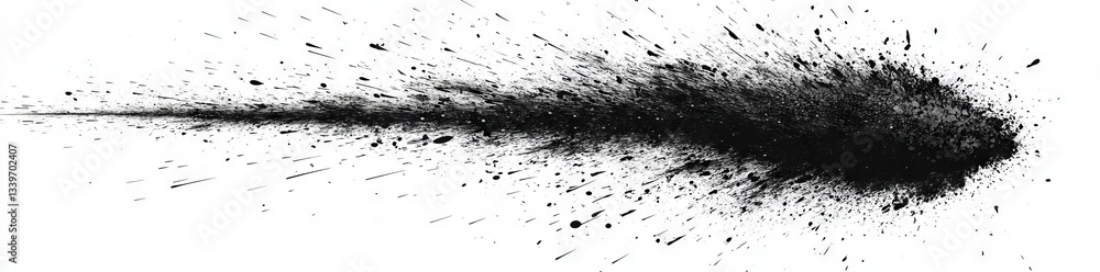 Obraz premium Swirling black and white patterns in a dynamic design, resembling hurricanes or whirlwinds
