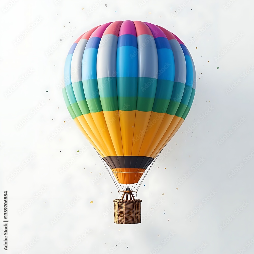 Fototapeta premium Colorful Hot Air Balloon