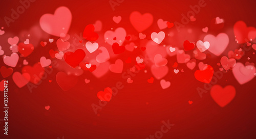 Wallpaper Mural Red hearts background valentines day love romance heart wallpaper valentine romantic hearts red heart design Torontodigital.ca