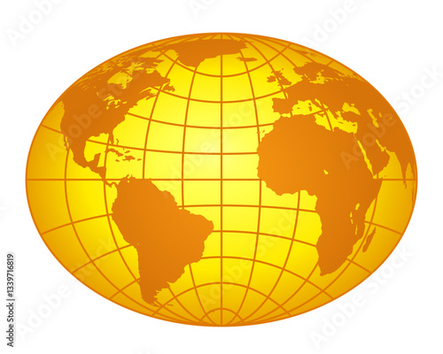 Abstract globe icon