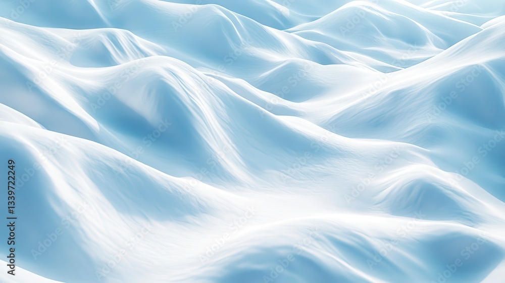 Serene Snowdrifts Abstract Winter Landscape Serene Snowdrifts Abstract Winter Landscape