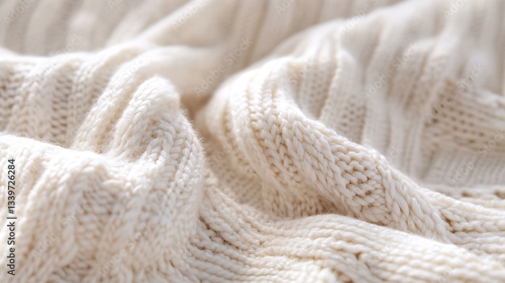 White Wool Knitted Fabric Texture
White Wool Knitted Fabric Texture