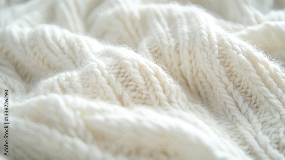 White Wool Knit Fabric
White Wool Knit Fabric