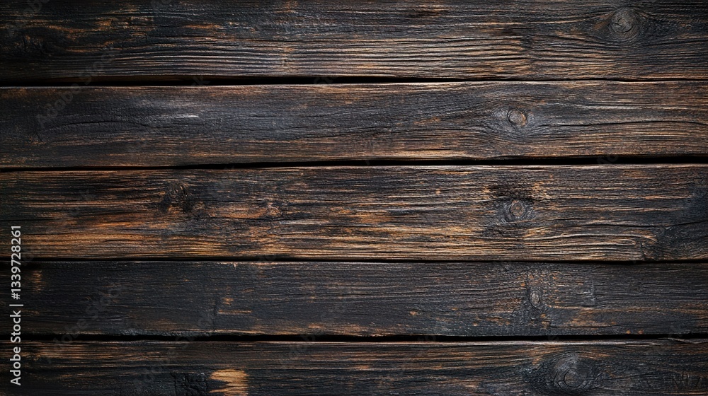 Obraz premium Dark Brown Wood Texture 