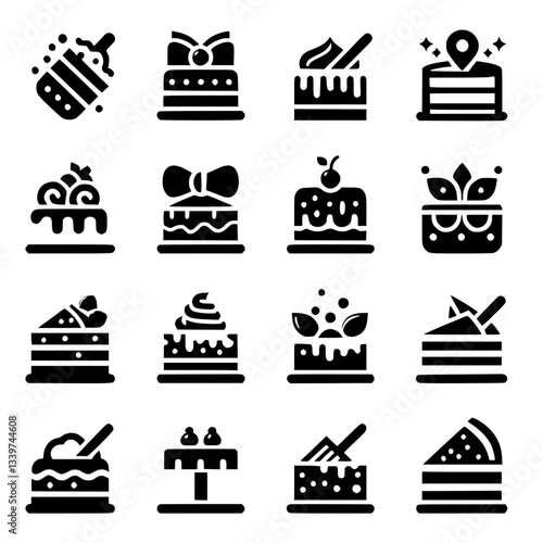cakes Icon Set