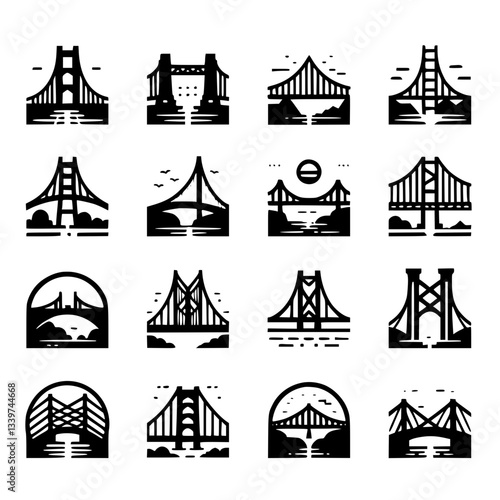 bridges Icon Set