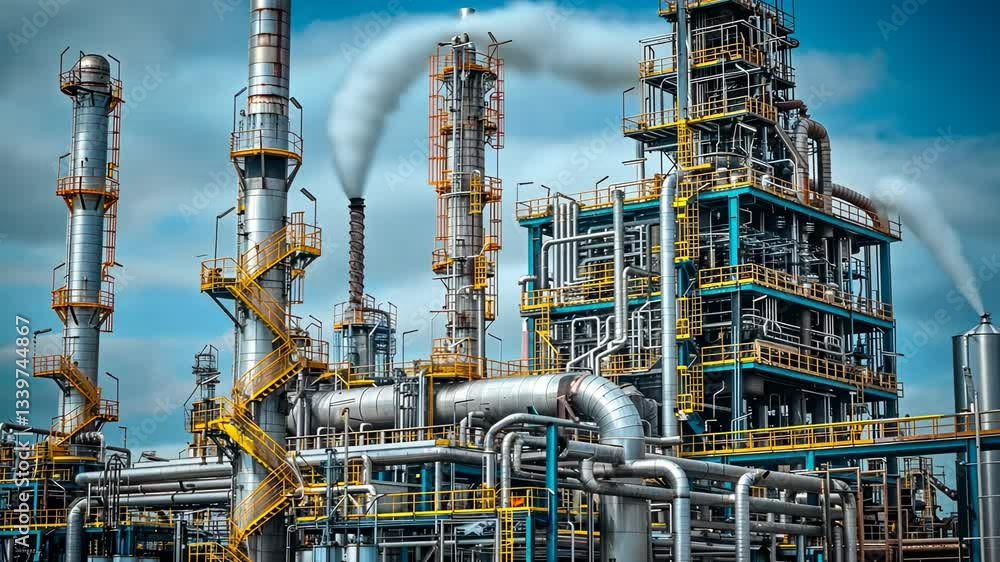 Industrial Refinery Complex: A Modern Marvel of Engineering Industrial Refinery Complex: A Modern Marvel of Engineering