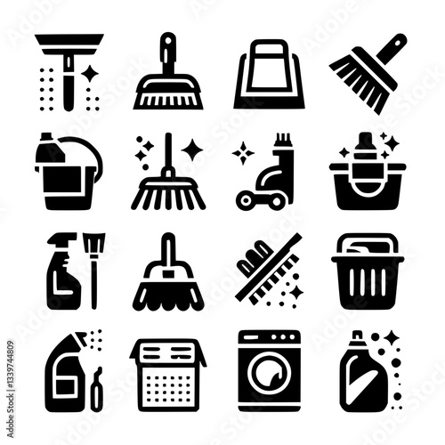cleaning Icon Set