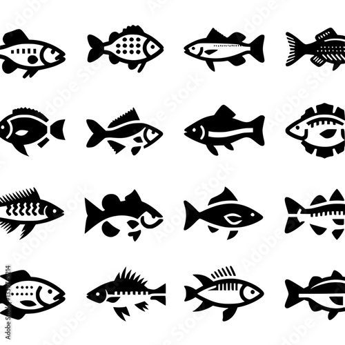 fish Icon Set
