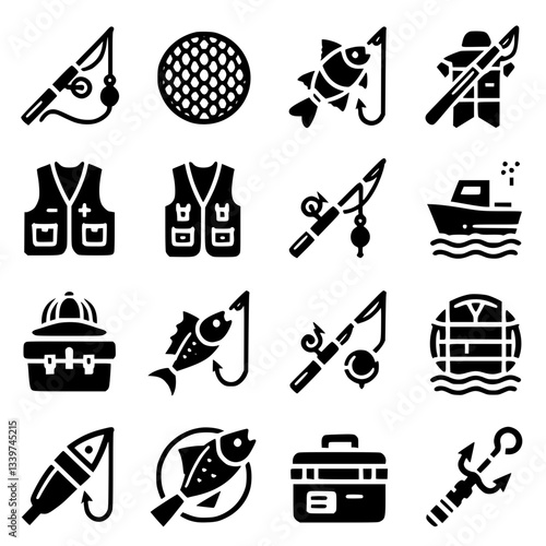 fishing Icon Set
