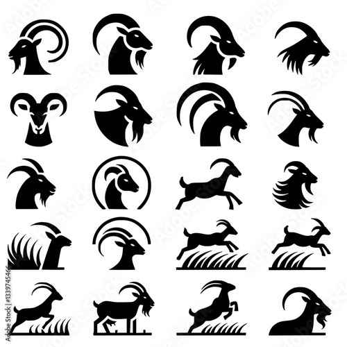 goats Icon Set