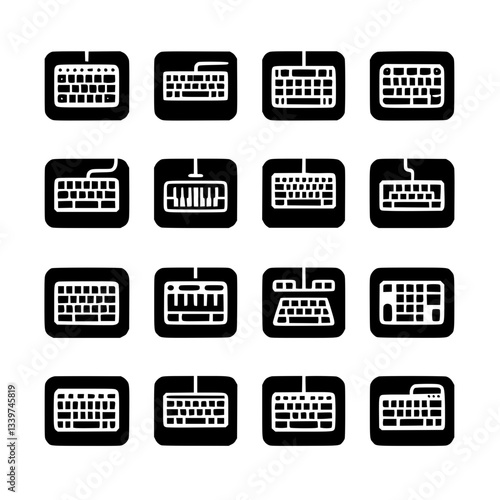 keyboards Icon Set