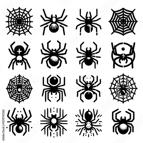 spiders Icon Set