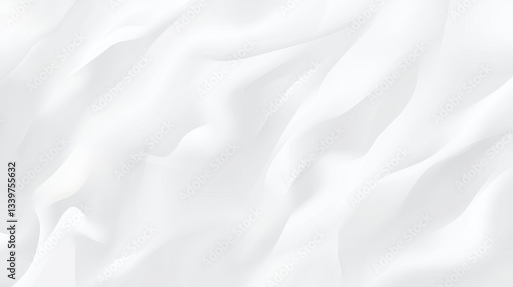 Obraz premium Captivating Abstract White Fabric Design