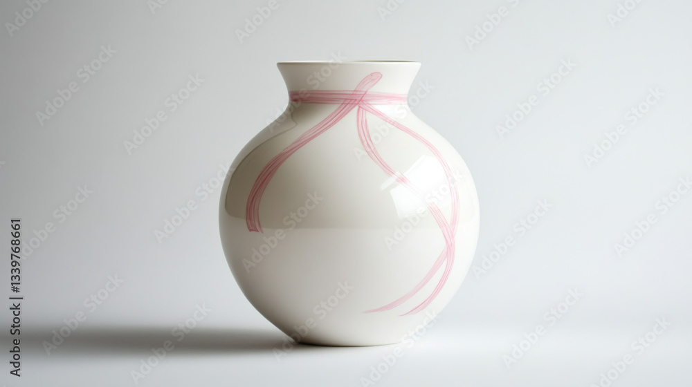 Obraz premium minimalist ceramic vase