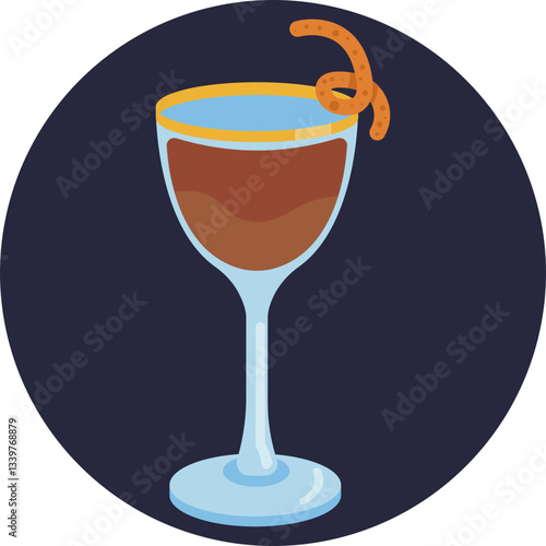 Classic Boo Radley Cocktail – A mysterious and flavorful cocktail, often featuring bourbon, citrus, and aromatic bitters.