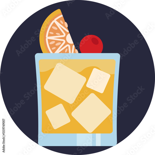 An elegant mix of bourbon, vermouth, and Campari for a sophisticated flavor.