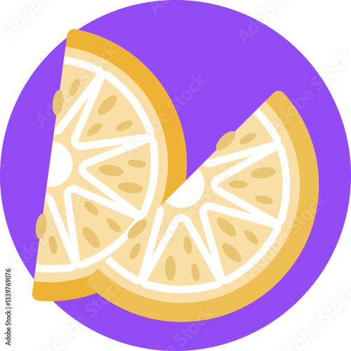 Lemon slices: A fresh lemon, cut into wedges, often used as a garnish for cocktails.
