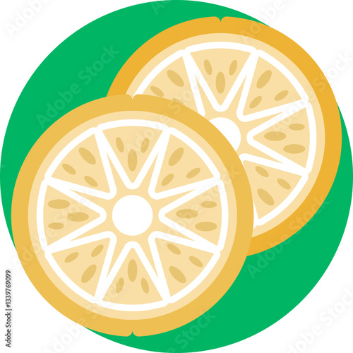 Citrus garnish: Sliced lemon pieces for adding zest and flavor to drinks.