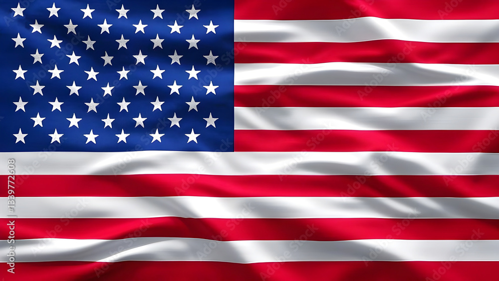 Naklejka premium American flag, USA Flags.