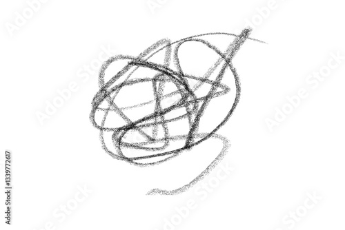 pencil scribble isolated doodle hand draw