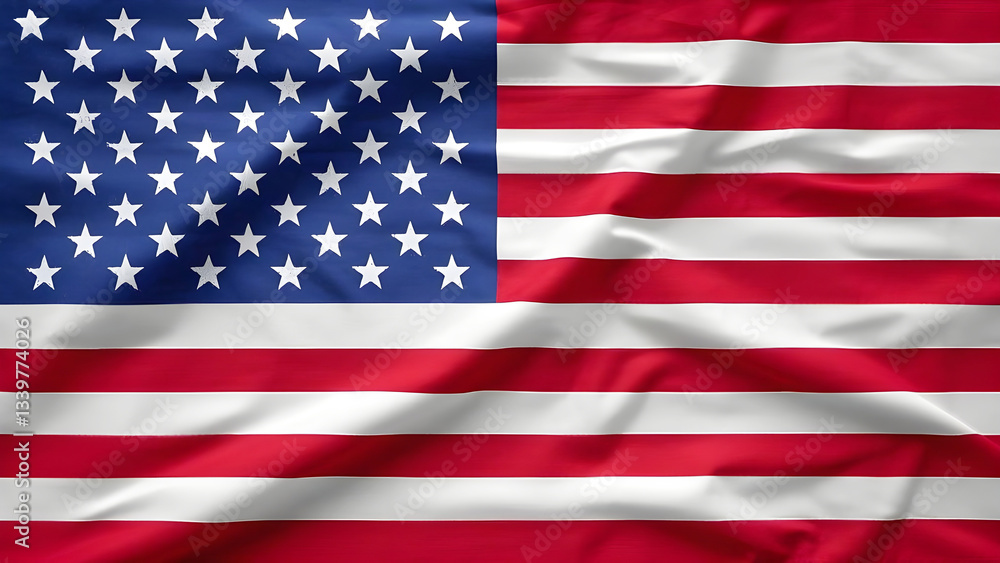 Naklejka premium American flag, USA Flags.