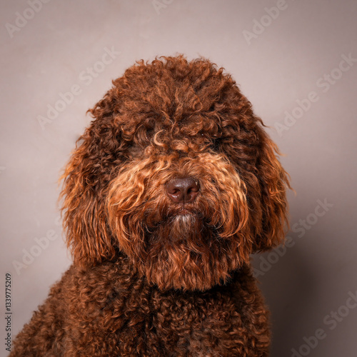 Barbet portrait