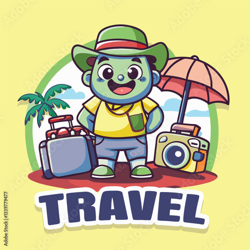 Travel Adventure Mascots Collection: Vector Logo Characters for Exploration and Discovery