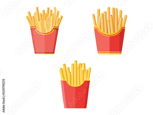 vector illustration of a Pommes Frites
