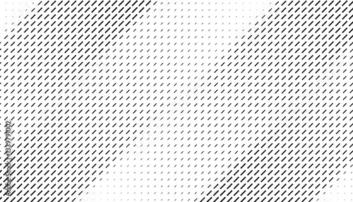 Black and white smooth transition of geometric pattern with halftone effect for modern background and jersey design. Fully editable vector element 