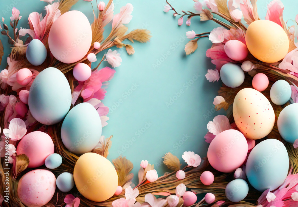 Easter egg border Easter egg border