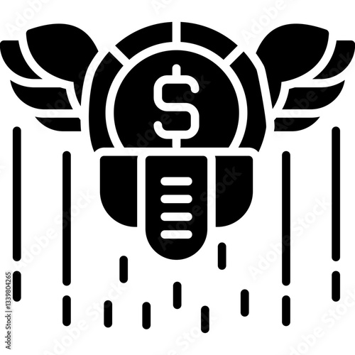 Dollar Icon Vector Element