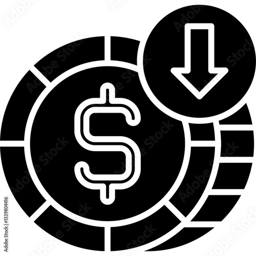 Dollar Icon Vector Element