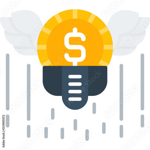 Dollar Icon Vector Element
