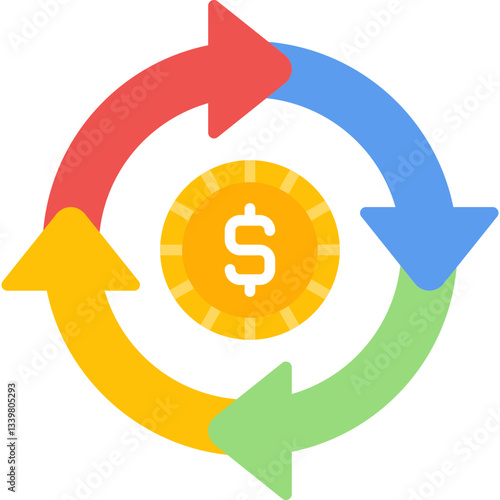Exchange Icon Vector Element