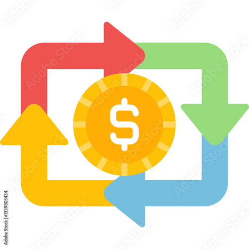 Exchange Icon Vector Element