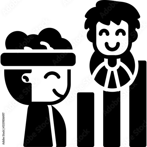 Thinker Icon Vector Element